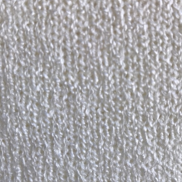 Brownstone Studio pale yellow peekaboo acrylic sweater, size PM - Picture 7 of 9